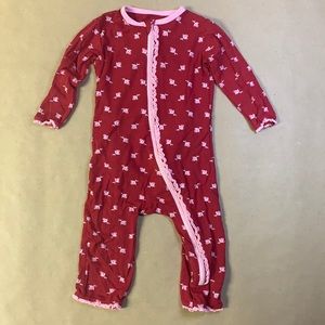 Kickee Pants 3-6 month coverall with zipper